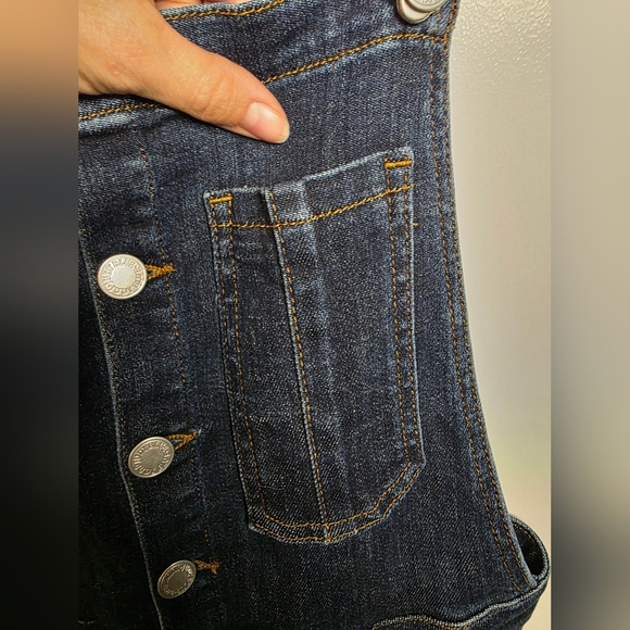 *2 FOR $30* Judy Blue Dark Denim Overall Dress - Picture 10 of 16
